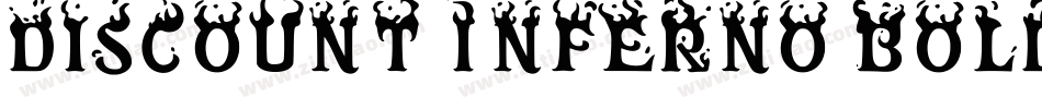 Discount Inferno Bold字体转换